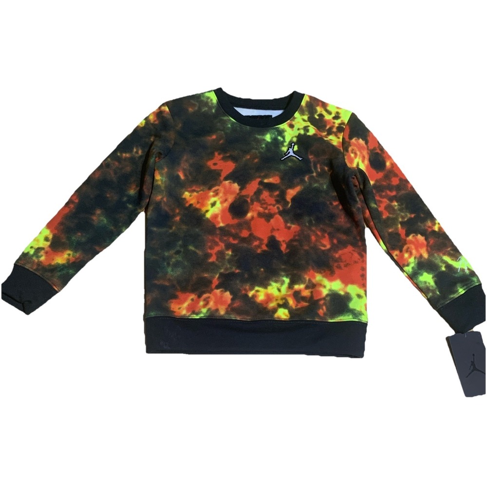 NIke Air Jordan Boy's‎ Tie-Dye Sweatshirt Size Medium/6 NWT